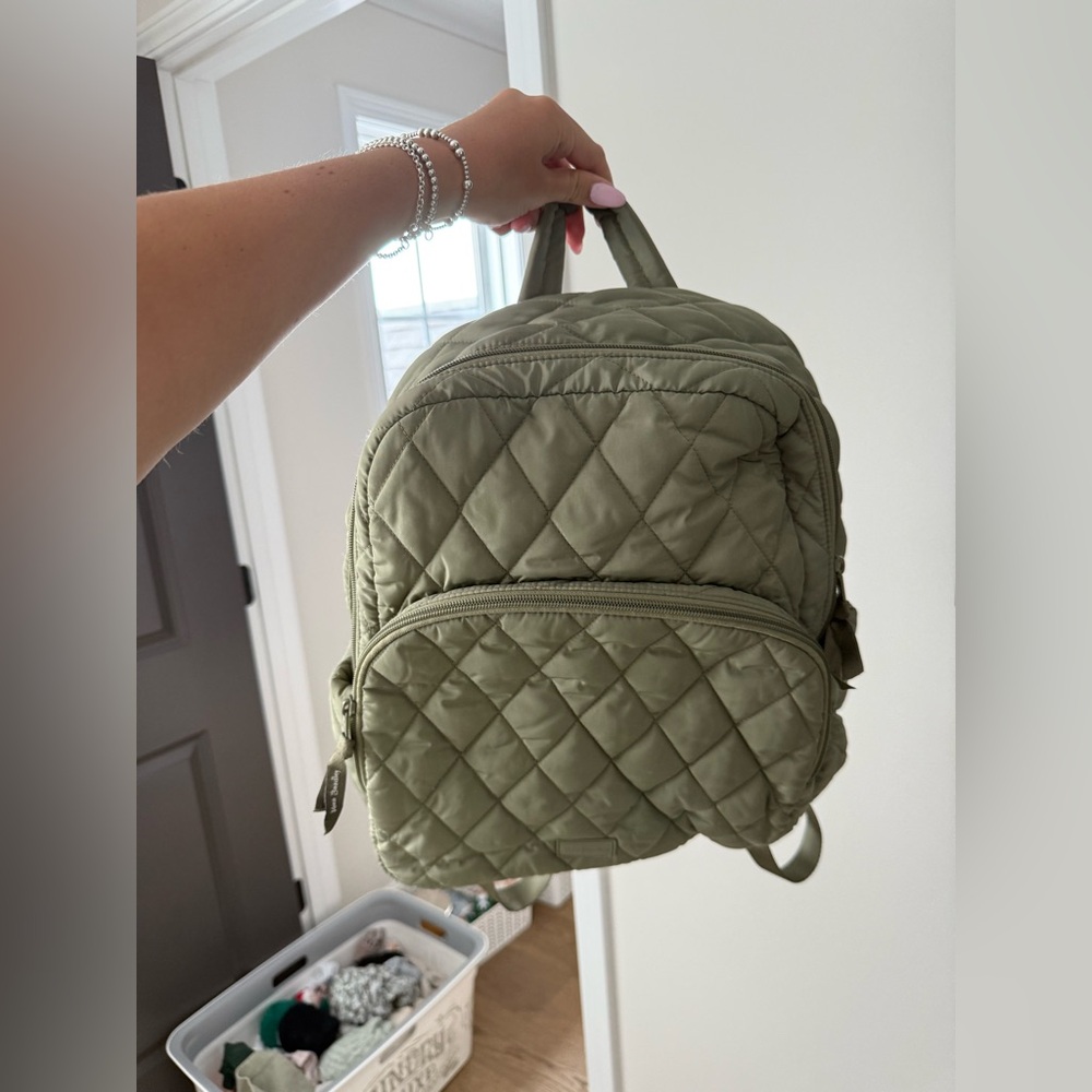 Green Vera Bradley Backpack